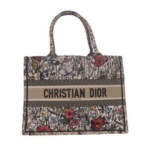 ♥️Dior Book Multicolor Floral Medium Cotton Tote ♥️